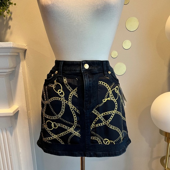 MICHAEL Michael Kors Dresses & Skirts - NWT MICHAEL Michael Kors Women Blue Denim Mini Skirt